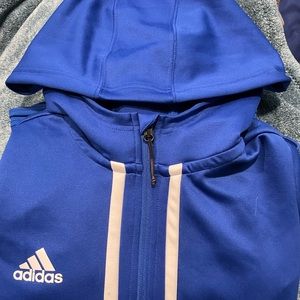 Adidas Full Zip Sweatshirt - Youth Large